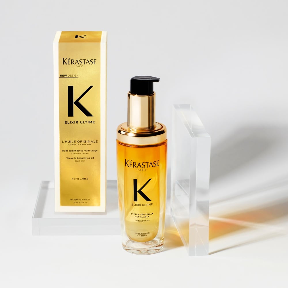 Kérastase's iconic multi-purpose Elixir Ultime hair oil is now refillable.